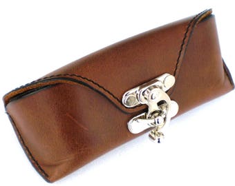Leather Sunglasses case handcrafted