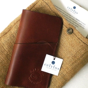Funda de piel italiana hecha a mano con tarjetero y billetera para iPhone 13, 13 pro, 13 pro max y 13 mini