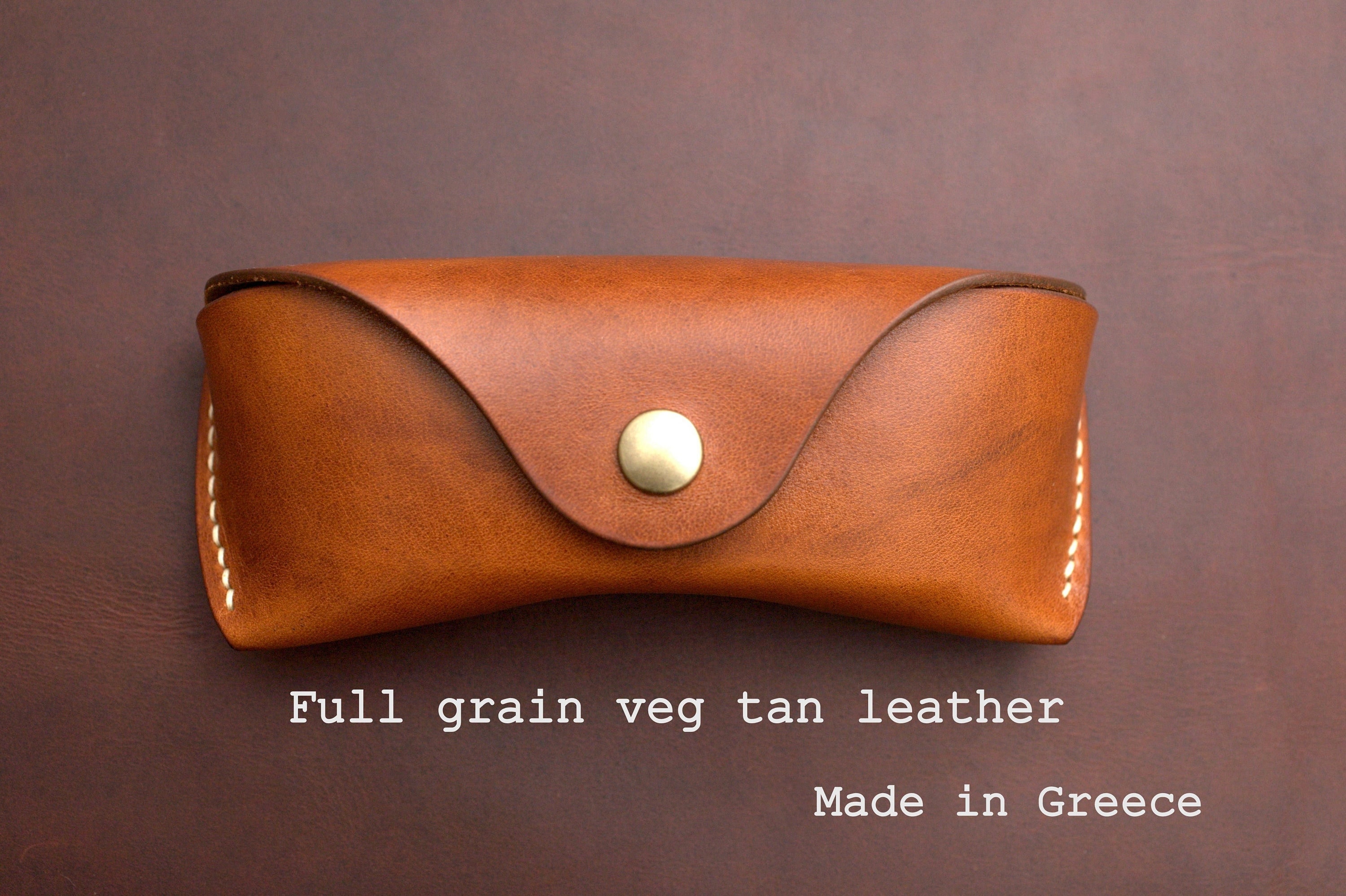 leather glasses case