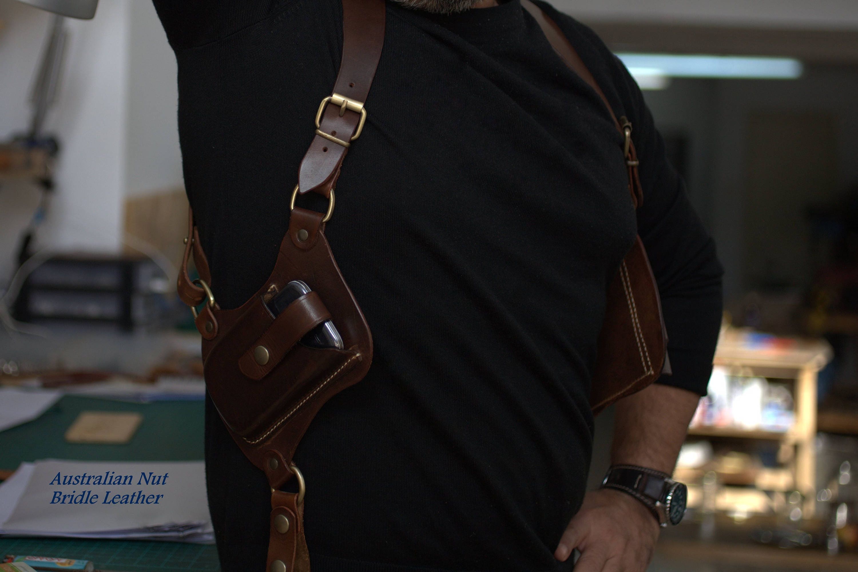 Shoulder Holster for iPhone 13 pro max and wallet / RUGER LCP