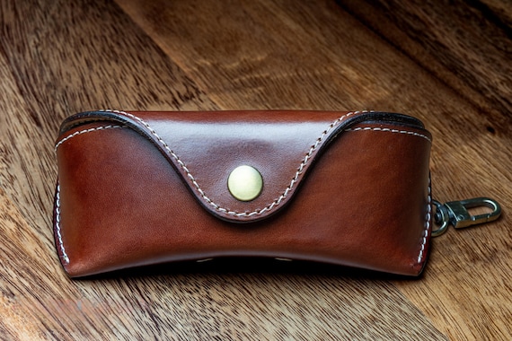 Leather sunglasses Case Personalized glasses Case Custom hard sunglass Case for Wayfarer, Persol