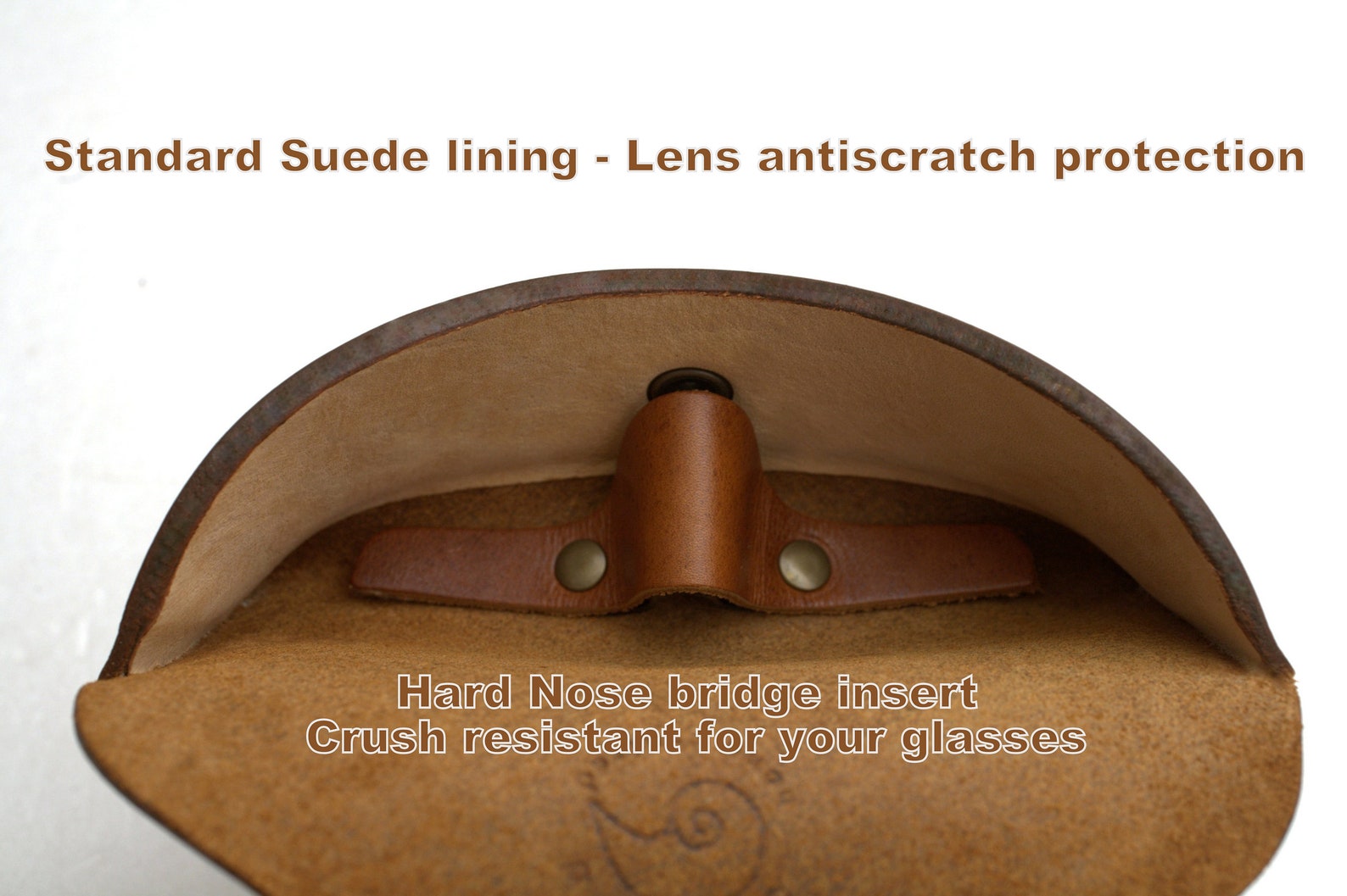 Leather Glasses Case With Airtag Sleeve Personalized Eyeglass Etsy