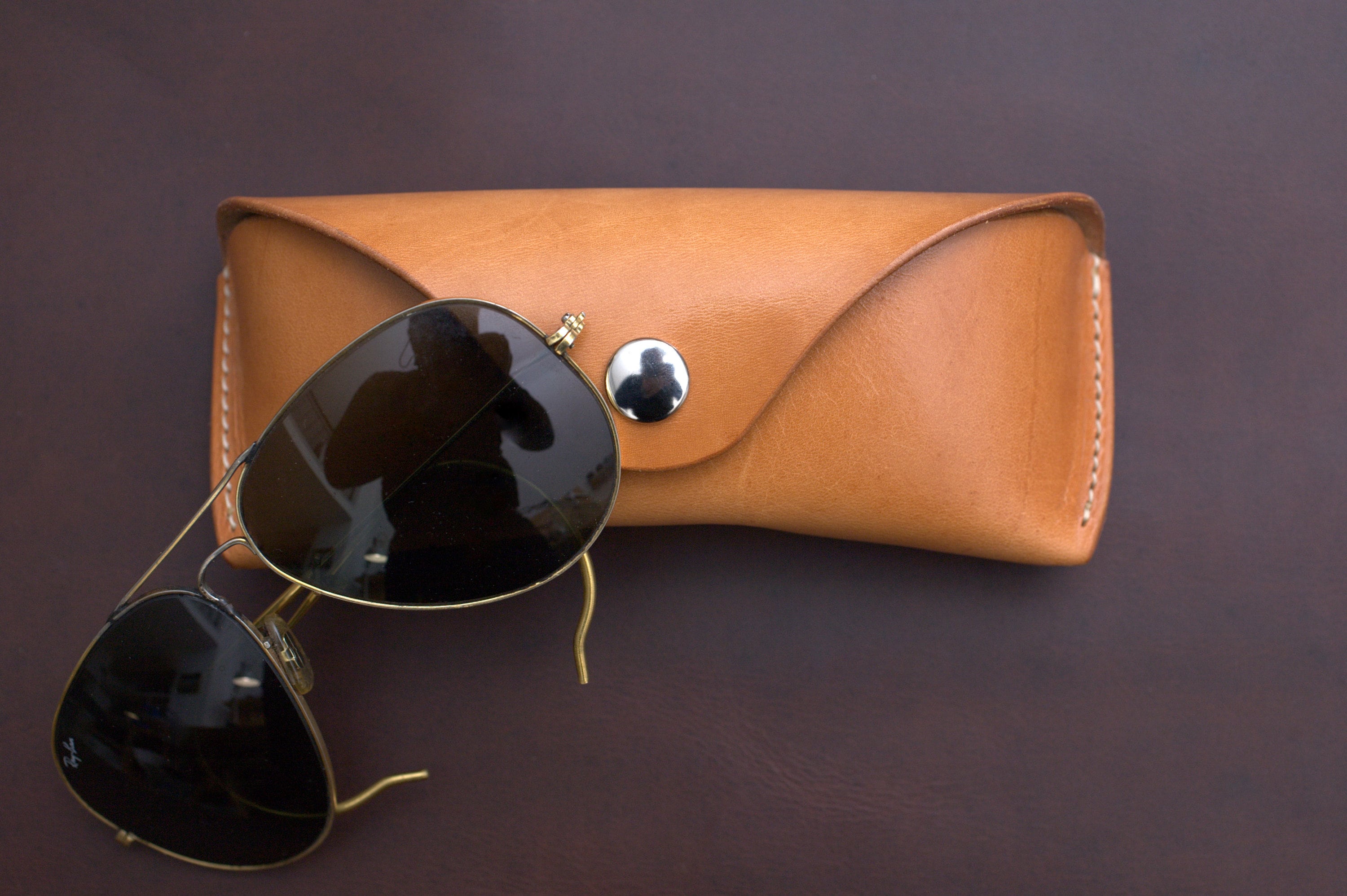 The Leather Sunglass Case – Clayton & Crume