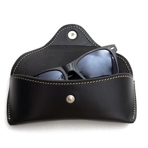 Leather Sunglasses Hard Case With Lining Sunglasses Case With - Etsy