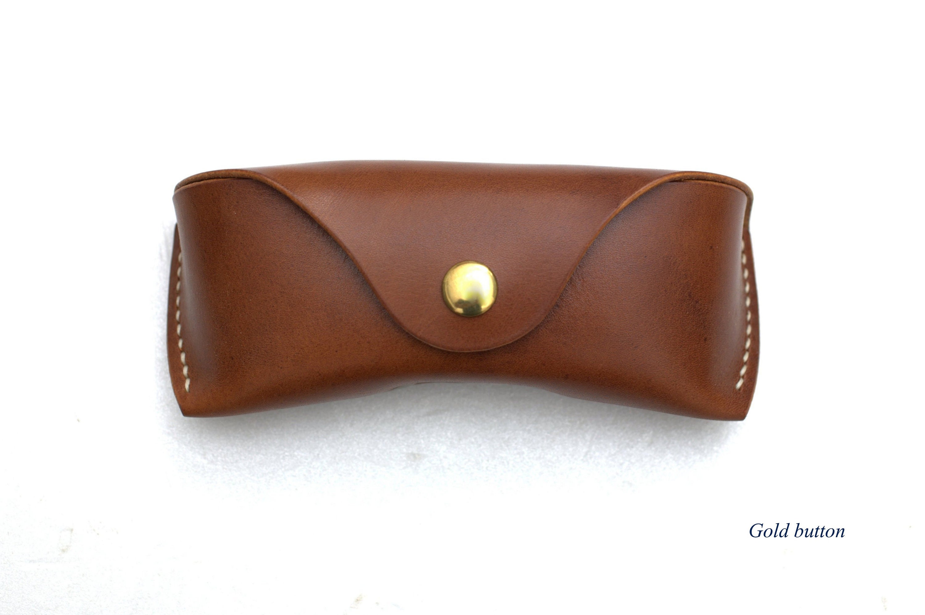 Leather Glasses case vegetable tanned leather