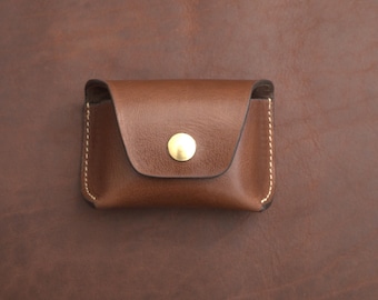 Leather glasses case for folding Rayban 4105 54mm / Persol 714 SM 52-54mm sunglasses tight fit New Design !