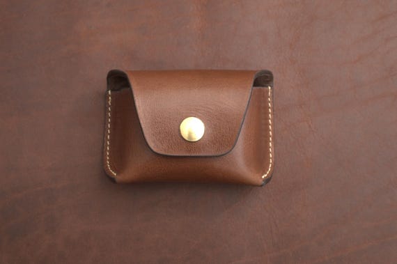 Leather glasses case for folding Rayban 4105 54mm / Persol 714 SM 52-54mm sunglasses New Design !