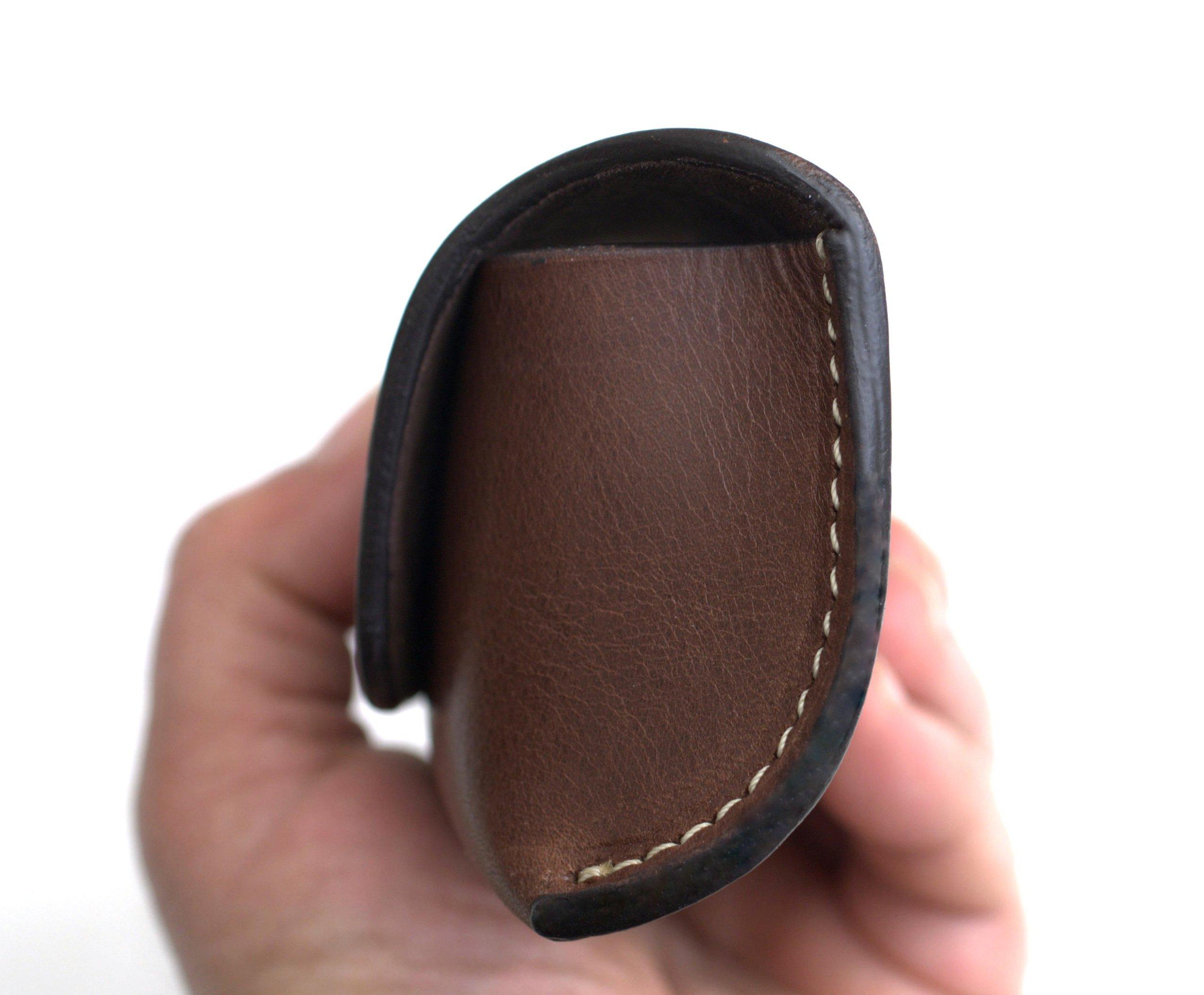 Leather glasses case for folding Rayban 4105 54mm / Persol Leather glasses case for folding Rayban 4105 54mm / Persol