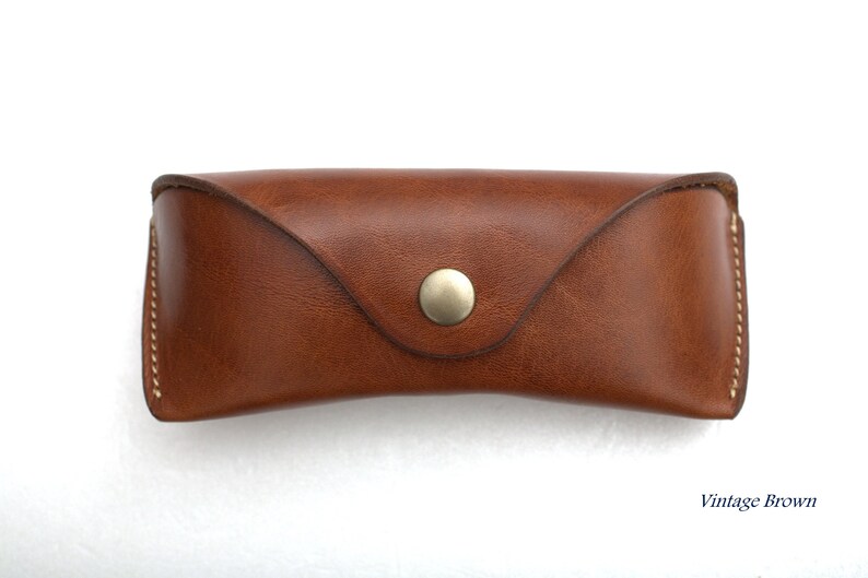 Ray ban leather case for Aviator Wayfarer Justin Vintage Brown Etsy