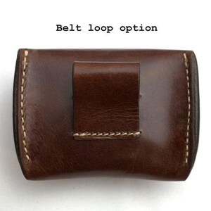 Boucle de ceinture en option pour tous les étuis à lunettes Celyfos® étui à lunettes, étui à lunettes de lecture, étui à lunettes de soleil en cuir beige