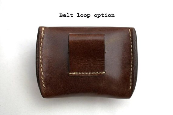 Belt Loop Add-on option for all Celyfos®  glasses case eyeglass case, reading glasses case, veg tan leather sunglasses case