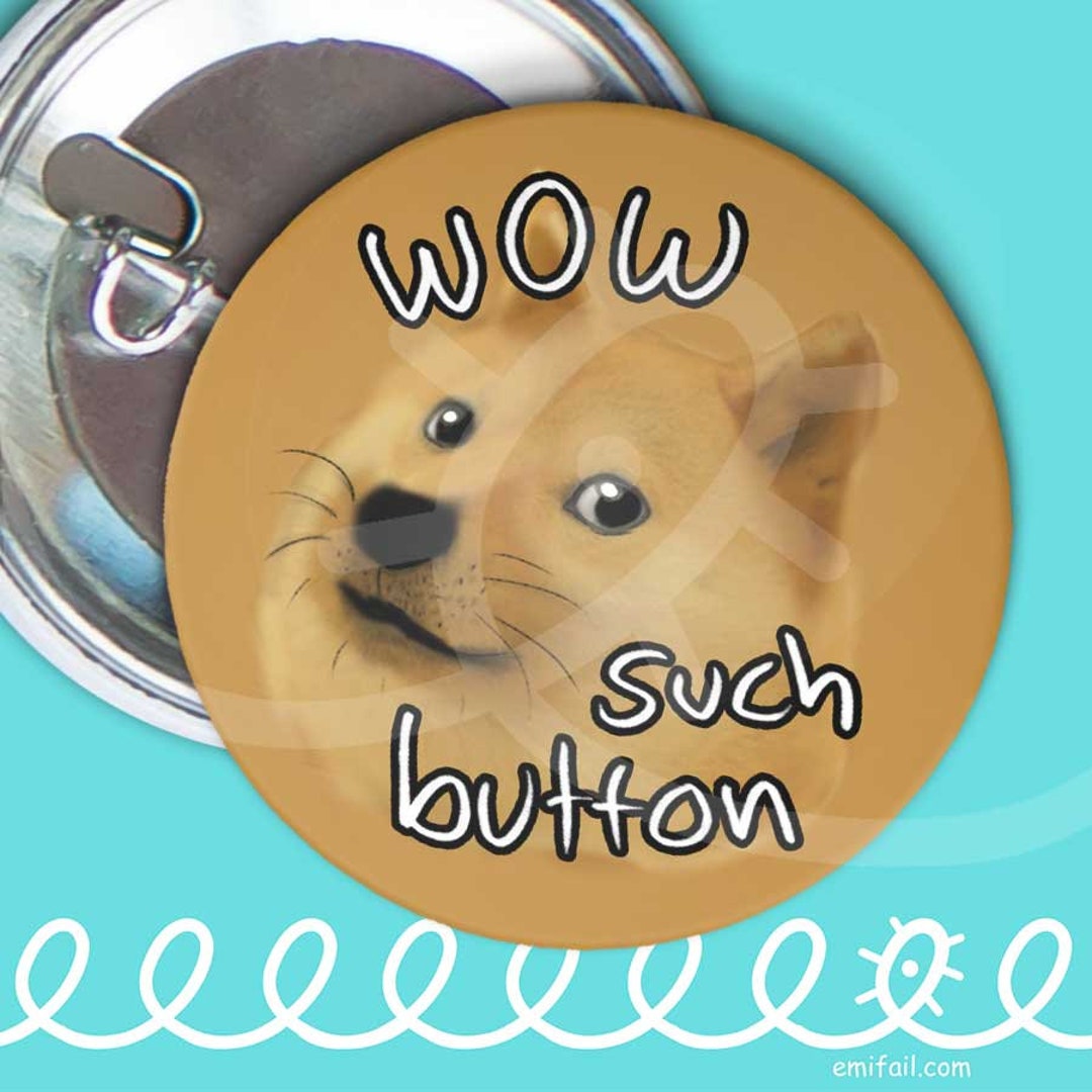  Doge Much Wow Shiba Inu Meme Acrylic Keychain : Clothing, Shoes  & Jewelry