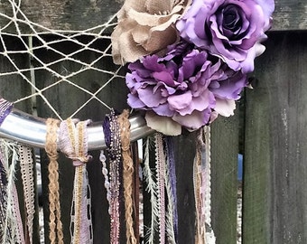 Recycled rustic dreamcatcher