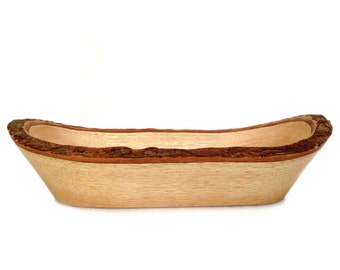 Handmade Mango Wood Bowl, Rustic Tree Bark Wood Centerpiece, Tree Bark Bowl, Rustic Centerpiece Wood Serving Bowl, Bark Decor, Center Piece