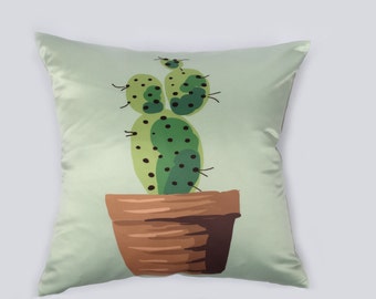 Cactus Pillow Cover Cactus Planter Cactus Decoration 18x18 Pillow Covers 18x18 Pillow Case Throw Pillows Cushion Cover Decorative Pillows