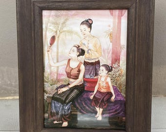Rustic Teak Wood Photo Frame 5x7, Table Picture Frame, Wood Picture Frame, Rustic Picture Frame, 5x7 Picture Frame, Tabletop Photo Frame