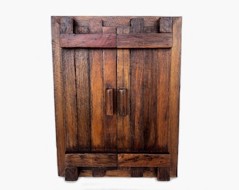 Rustic Teak Wood Shutter 4x6 Photo Frame, Country Decor Wood Picture Frame, Wood Photo Frame, Table Picture Frame, Rustic Picture Frame