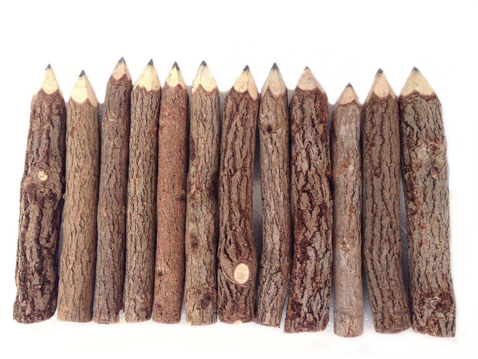 Wood Pencils Rustic Twig Pencils Set Graphite Pencils Rustic Pencils Gift Set Tree Branch