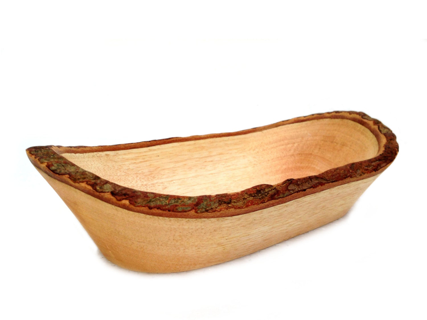Rustic Wood Bowl Turned Wood Bowl Handmade Rustic Bowl Wooden Bowl Wood
