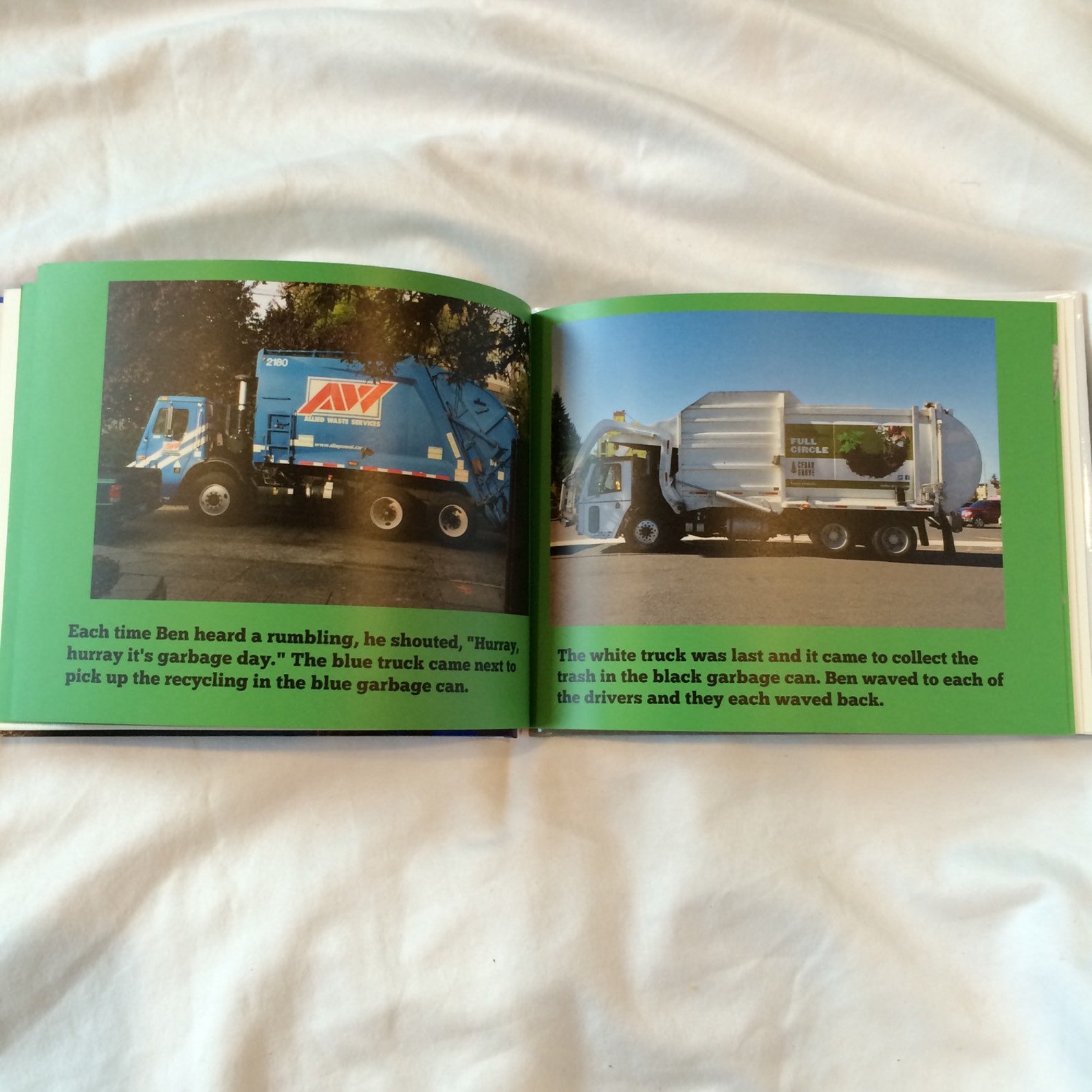 Hurray Hurray It's Garbage Day A Garbage Truck Book Etsy