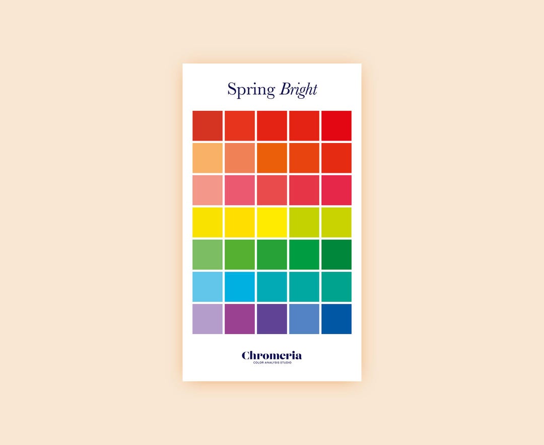 Spring Bright Color Palette | Seasonal Color Analysis | Phone Wallpaper ...