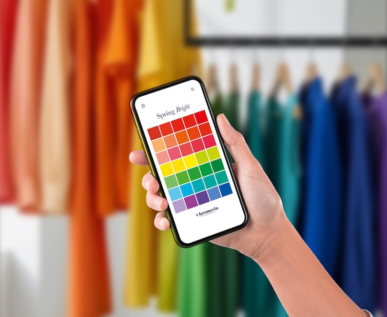 Spring Bright Color Palette | Seasonal Color Analysis | Phone Wallpaper ...