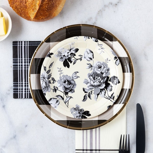 Elegant Paper Plates Etsy