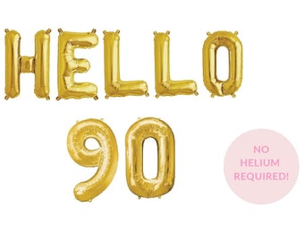 Betteryanzi 90. Geburtstag Banner – Goldglitzernd, Vorgeknotet, 299 Cm, Partydeko Ohne Montage Betteryanzi 90. Geburtstag Banner – Goldglitzernd, Vorgeknotet, 299 Cm, Partydeko Ohne Montage