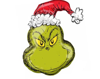 Palloncino gigante di Natale Grinch - Palloncino da 29" - Palloncino di Natale - Decorazioni per feste - Decorazioni natalizie per la casa - Decorazioni a tema Grinchmas