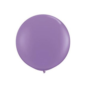 36&quot; Lilac Latex Balloon - Qty 1 - Wedding Decor - Giant Balloon - Smash Cake Photo Prop - Unicorn Theme - Mermaid Theme Birthday - Balloon