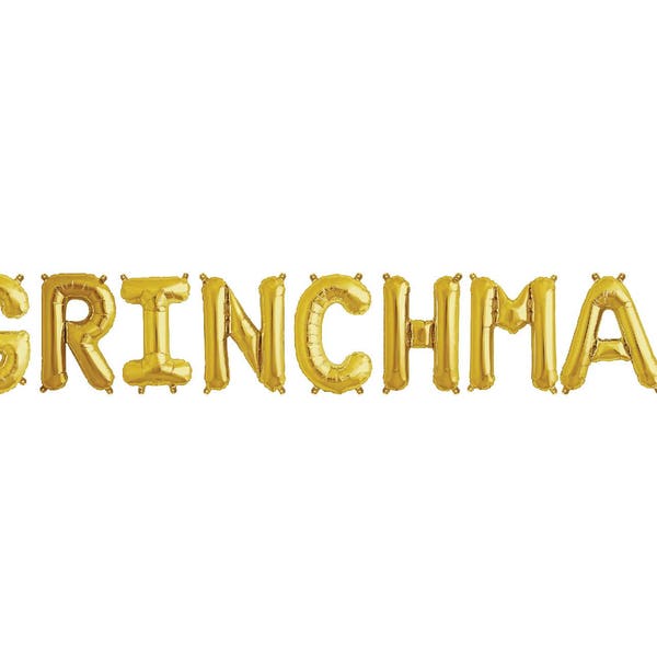 Grinchmas Balloon Banner - Christmas Party Decor - Grinch Stole Christmas - Grinch Decor - Christmas Backdrop -Christmas Photo Wall -Balloon