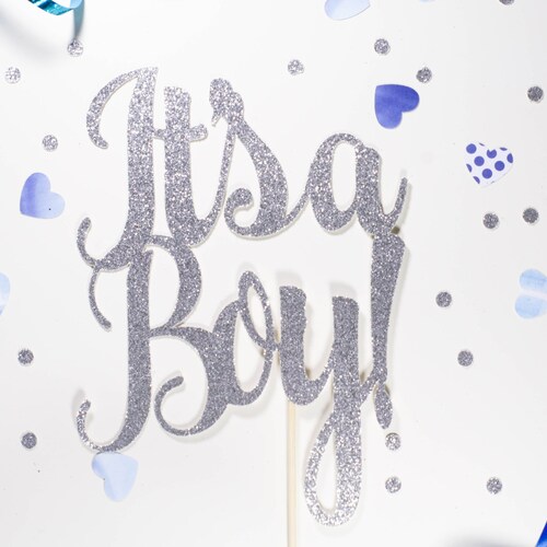 Cake Topper Classic Baby Shower It's a Girl 5x7 Etsy