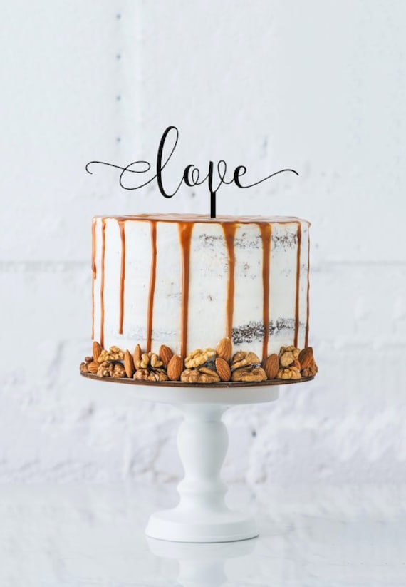 Rose Gold 'Bride To Be' Acrylic Cake Topper With Diamond Design - Hen Party & Wedding