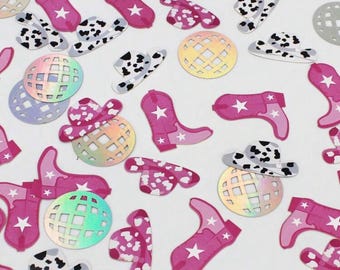 Disco Cowgirl Konfetti: Last Rodeo Bachelorette Party Dekoration (100 Teile)