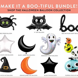 BOO! Cupcake-dekorationer - Set om 12 - Halloween-cupcake-dekorationer - Halloween-festdekorationer - Glittertoppare - Halloween-födelsedagsfestdekorationer bild 8