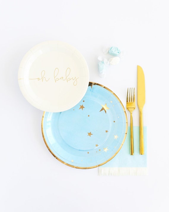 Baby cheap blue tableware