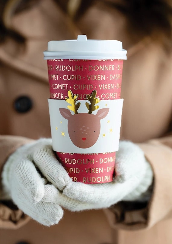 16oz Nostalgic Ceramic Reindeer Mug