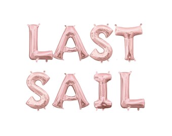 Last Sail Balloon Banner - Bachelorette Party Decor - Last Sail Before the Veil Thema - Bachelorette Ballonnen - Rose Gold Bachelorette