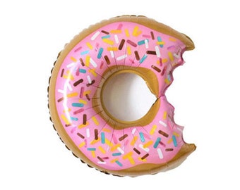 Balão Donut Gigante - Balão Mylar de 36" - Decoração de Festa Donut - Decoração de Primeiro Aniversário - Festa Temática Donut - Balão de Aniversário - Donut Grow Up