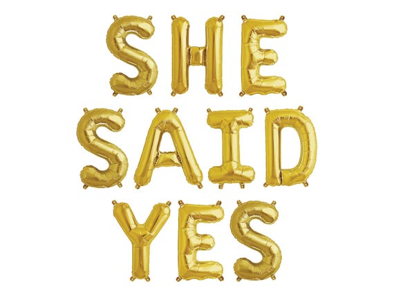 She Said Okurrr Balloon Banner Bridal Shower Decor Cardi Party She Said Yes! Bachelorette Party Decor Funny Bachelorette Decor