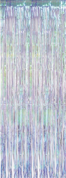 Iridescent Holographic Fringe Curtain 8&rsquo; Tall by 3&rsquo; | Etsy Canada