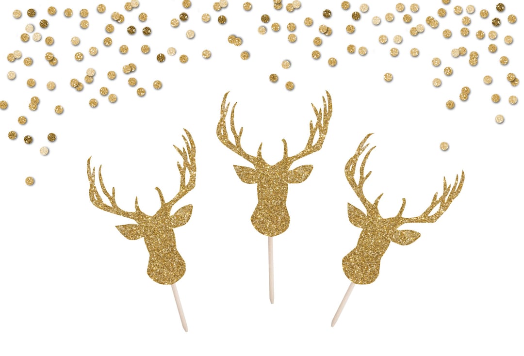 Oh Deer Cupcake Toppers First Birthday Decor Winter - Etsy