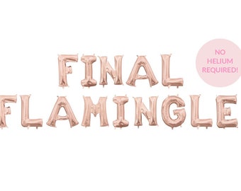 Final Flamingle Balloon Banner - Flamingo Themed Bachelorette - Bachelorette Party Decor - Flamingle Party - Flamingo Party - Bach Bash