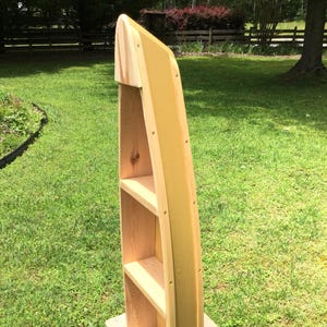 Canoe Shelf, Row Boat Shelf, Boat Shelves for Home Decor