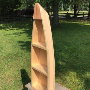 Canoe Shelf, Row Boat Shelf, Boat Shelves for Home Decor