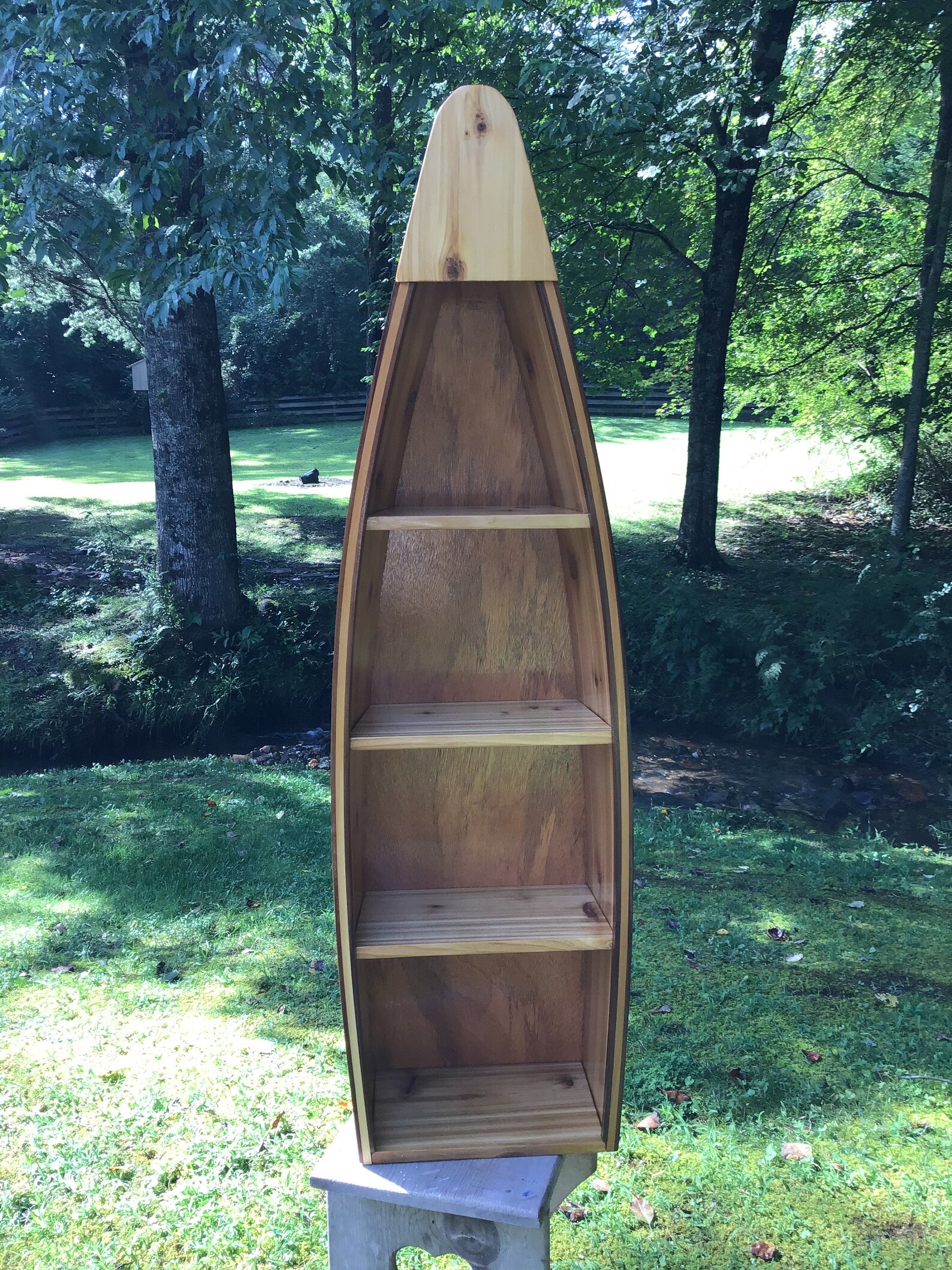 Solid Cedar Wooden Boat Shelf Rowboat Shelf Canoe Shelves Etsy