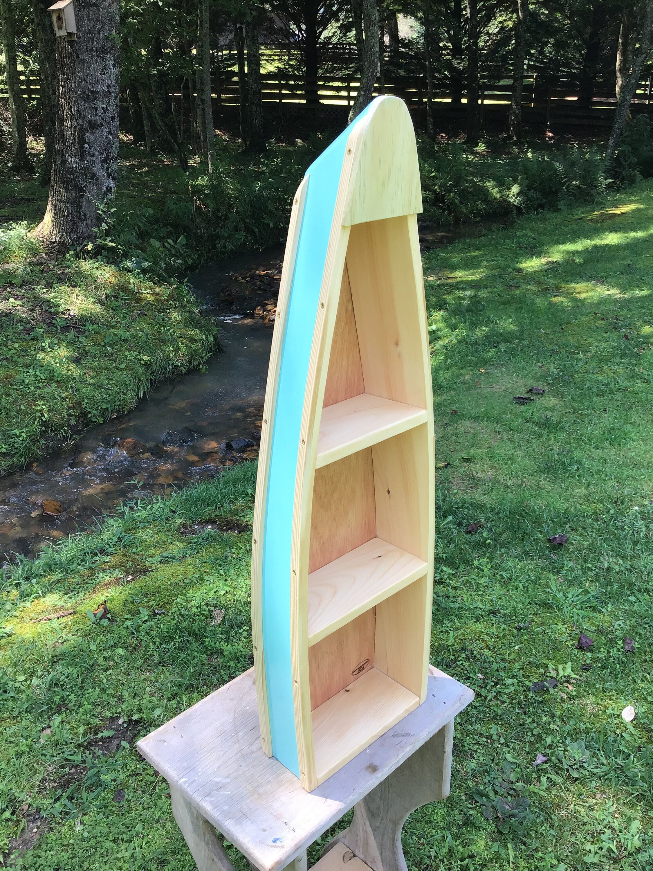 Canoe Shelf Row Boat Shelf Boat Shelves for Home Decor Etsy