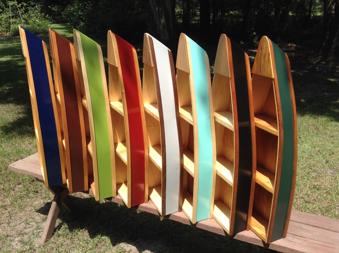 Wooden Row Boat Shelf Boat Shelf Nautical Boat Shelf Canoe Etsy