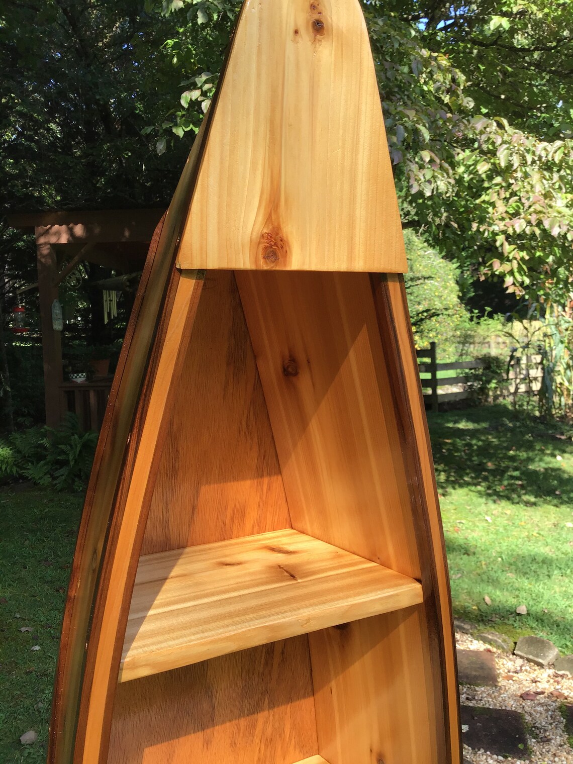 Solid Cedar Wooden Boat Shelf Rowboat Shelf Canoe Shelves Etsy