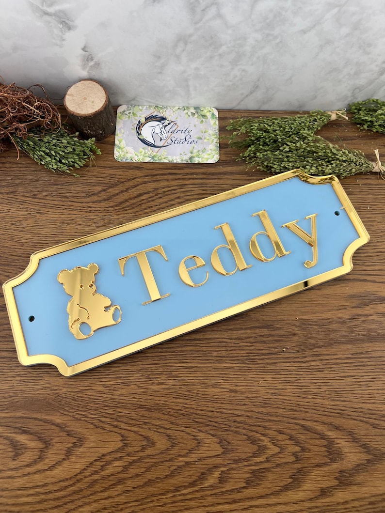 Stable Name Plate/plaque Add On Traditional w/modern twist Design Stable Door Sign Stall/Barn Horse/Pony Personalised Custom NEW COLOURS image 19